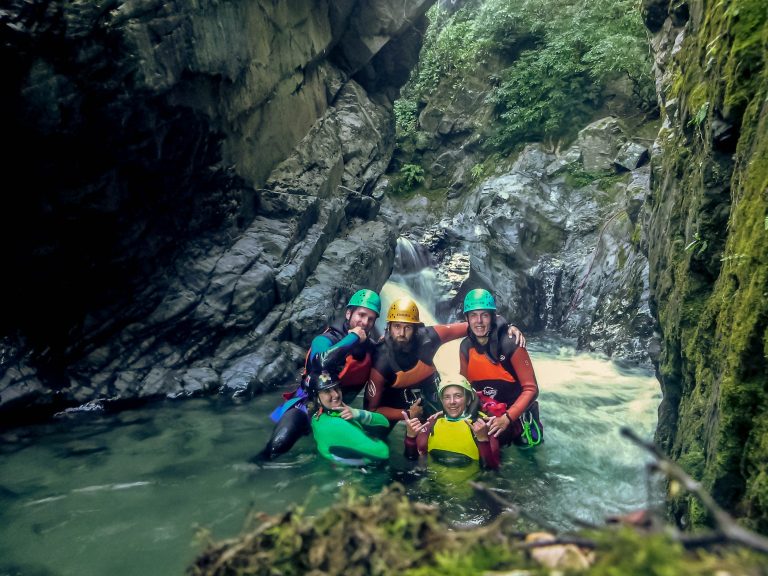 Canyoning na Novém Zélandu