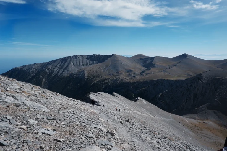 From the climb up Olympus