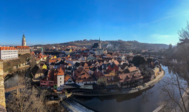 Český Krumlov ze zámku